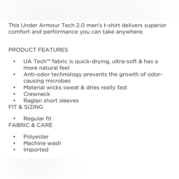 Under Armour 🆕 Big & Tall size: 2XLT Wordmark Tech 2.0 Tee khaki gray - Picture 7 of 8